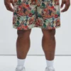 Ansel Tapestry Relaxed Shorts - Multi Color - Image 2