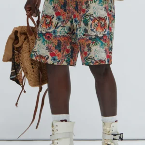 Ansel Tapestry Relaxed Shorts - Multi Color
