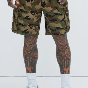 Twill Volley Cargo Shorts - Camouflage