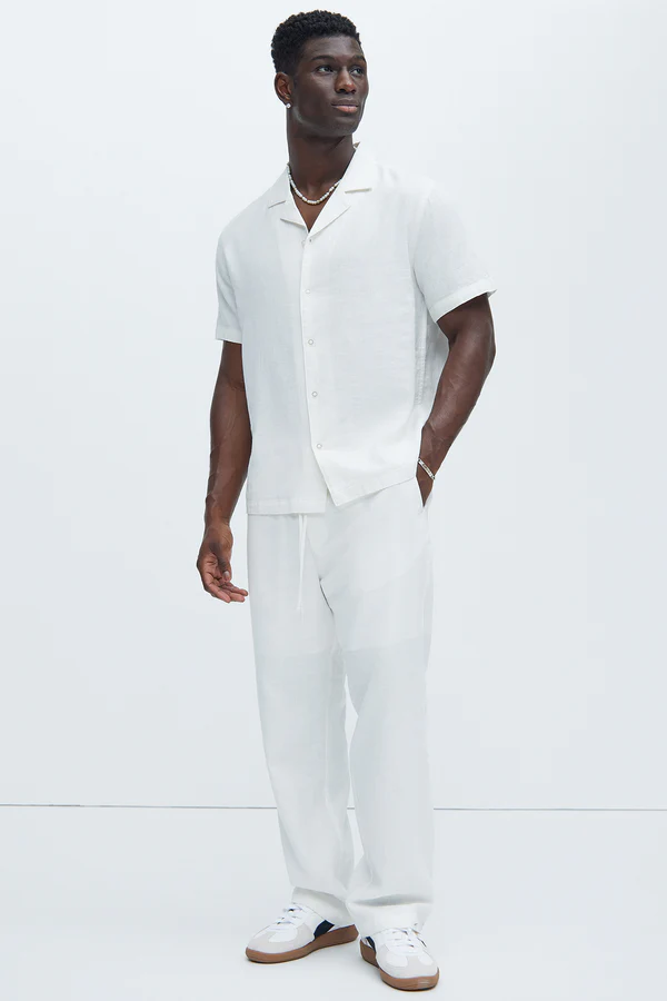 Bahamas Linen Shirt - White - Image 2
