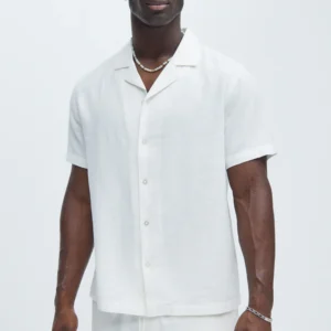 Bahamas Linen Shirt - White