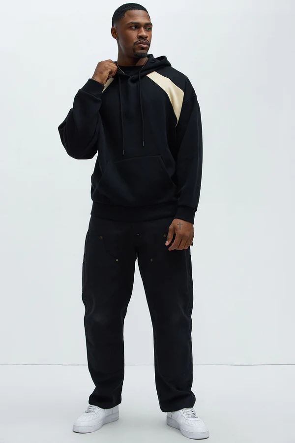 Tyson Flight Oversized Hoodie - Black/combo - Image 2